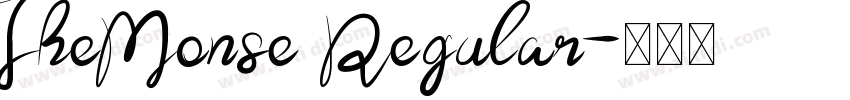 TheMonse Regular字体转换